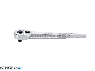 KING TONY Трещотка 1/2", 250 мм, 32 зубца, флажковая с кнопкой.