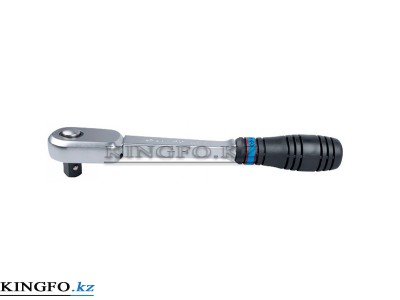 KING TONY Трещотка 1/2", 250 мм, 72 зубца, с кнопкой, встроенный реверс.