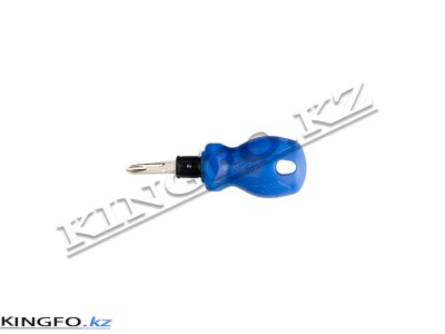 KING TONY Отвертка со сменной вставкой (битой) PH/SL, 38 мм.