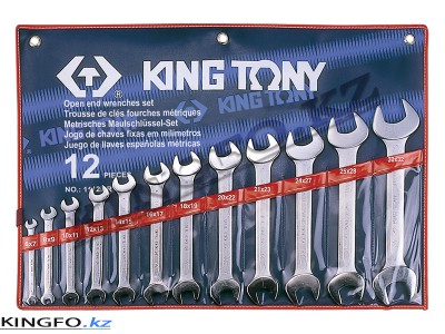KING TONY Набор рожковых ключей 6-32 мм 12 пр. KING TONY 1112MR