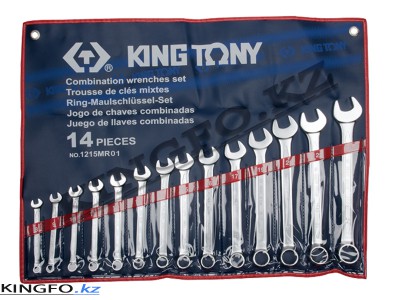 KING TONY Набор комбинированных ключей 8-24 мм 14 пр. KING TONY 1215MR01