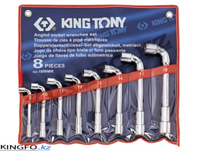 KING TONY Набор торцевых Г- образных ключей 8-19 мм 8 пр. KING TONY 1808MR