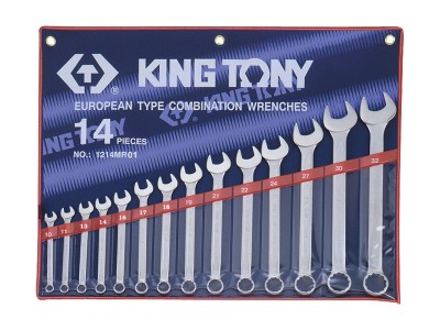 KING TONY 1214MR01 Набор комбинированных ключей 14 пр